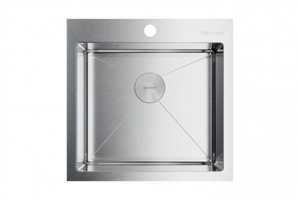 Inset sink OMOIKIRI Akisame 51-IN 4973438, stainless steel 51x51x20 cm