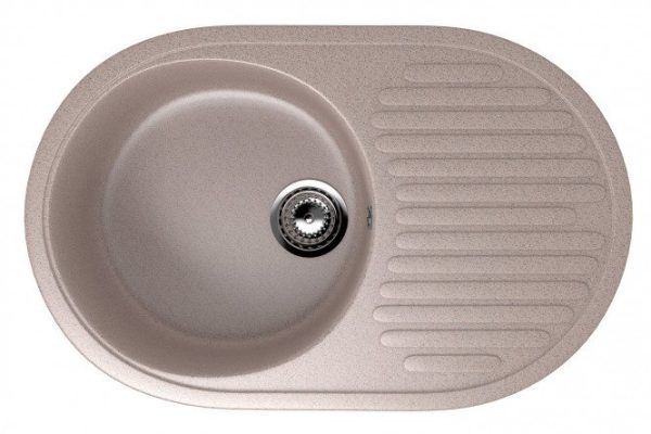 Sink with drainer ULGRAN U-107 72x45.5x18 cm