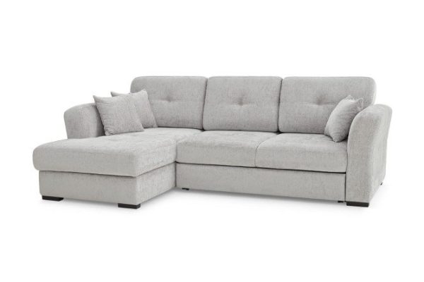 Corner sofa bed DREAMART Manhattan with left corner