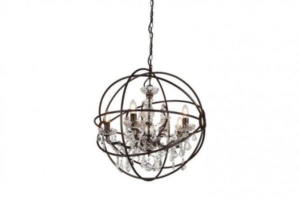 Hanging chandelier FAVOURITE Orbit 10 sq.m., 61x163x61 cm, E14