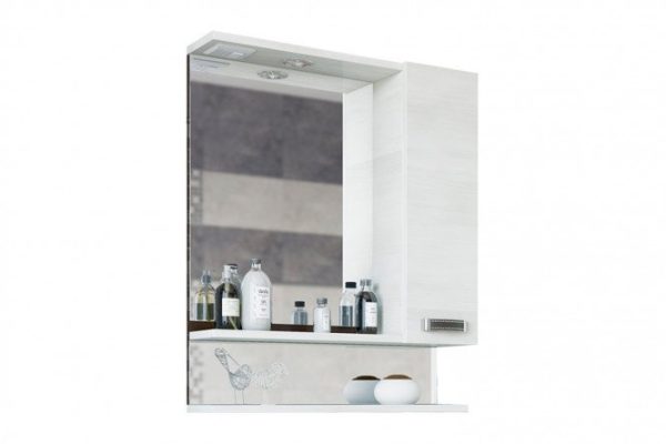 Wardrobe with mirror Sanflor Texas 59.6x73.6x14.6 cm