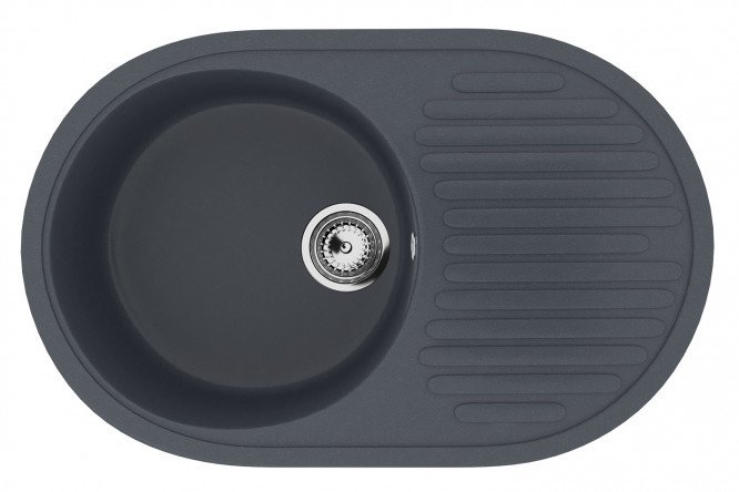 Sink with drainer ULGRAN U-107 72x45.5x18 cm