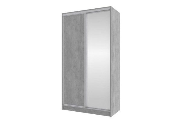Sliding wardrobe Home 123.2x229.5 cm, light Atelier, with one mirror