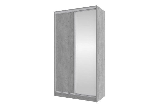 Sliding wardrobe Home 123.2x229.5 cm, light Atelier, with one mirror