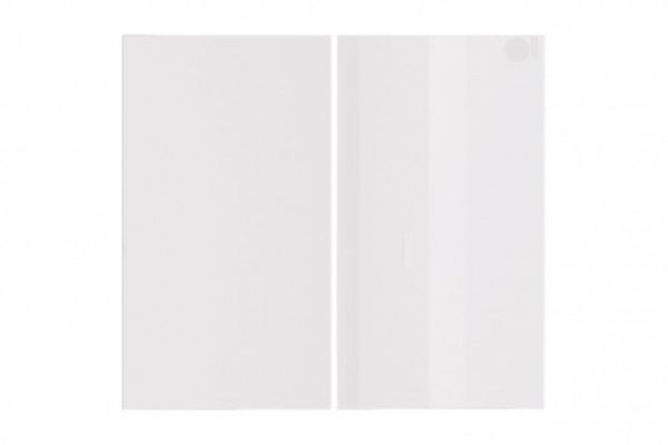 Set of fronts for City cabinet 39.6x71.6 cm, white gloss color