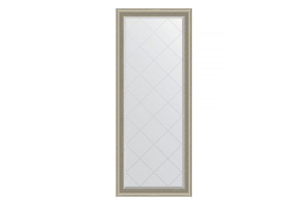 Floor mirror with engraving in a baguette frame EVOFORM BY 6320 chameleon 81x201 cm