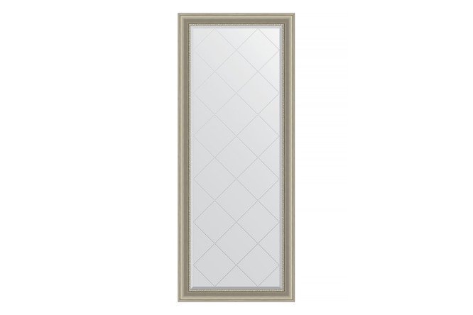 Floor mirror with engraving in a baguette frame EVOFORM BY 6320 chameleon 81x201 cm