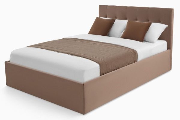 Bed with lifting mechanism Costa cappuccino color 180x200 cm