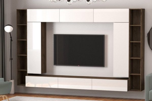 Furniture set Studio No. 5 expressive oak/white diamond