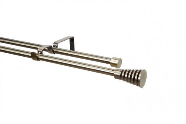 Double-row sliding cornice MICASA Cone Scan 120-210 cm