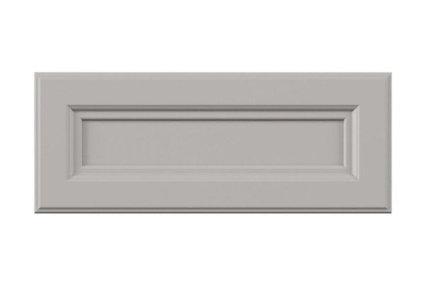 Front Gloria of a low drawer cabinet 44.6x17.6 cm, color gray silk