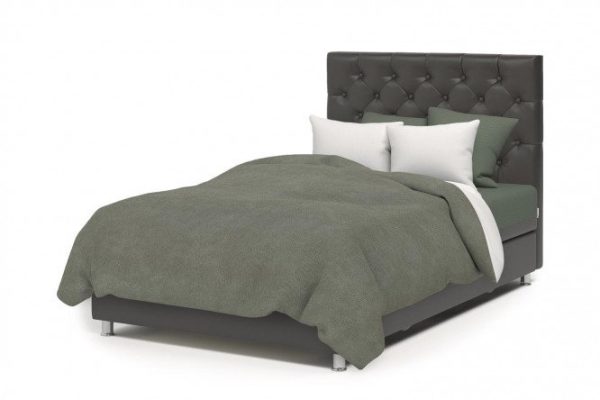 Ottoman with lifting mechanism Charmel chocolate color, beige 120x198 cm