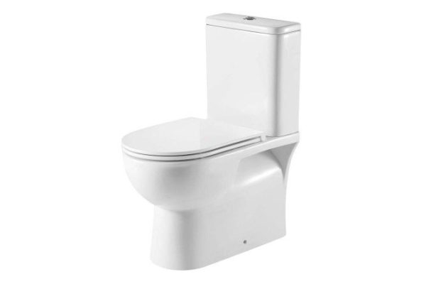 Floor-standing compact toilet ALCORA Clear 38.5x83x65 cm