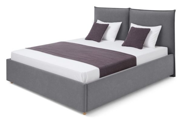 Emily bed frame dark gray 140x200 cm