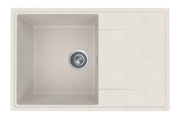 Kitchen sink with wing Econ UPD-507 4010202108 73.5x47.5x19 cm