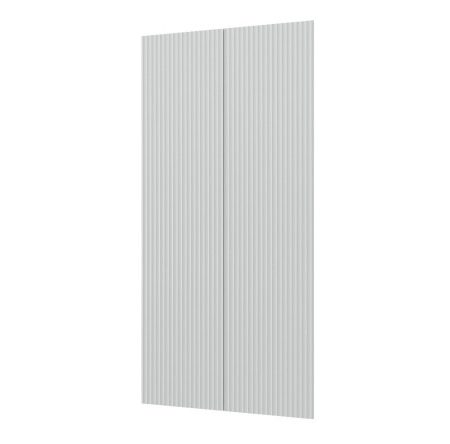 Set of facades Oscar Amelie mini 59.6x127.6x1.6 cm, talc