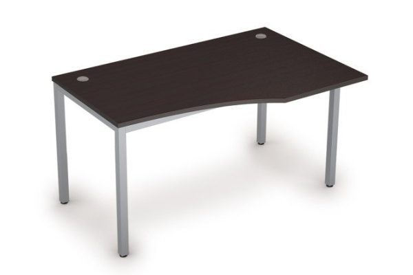 Curvilinear table right Avance 140x75x90 cm