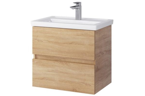 Hanging cabinet Sanstar Tuscany 391.1-1.4.1.KFOS 61 cm, frame color Sonoma oak light, facade color Sonoma oak light