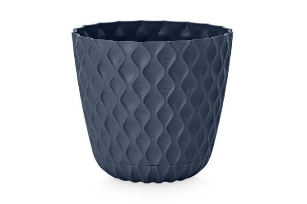 Flower pot Wave 17.5x16 cm, 2.5 l