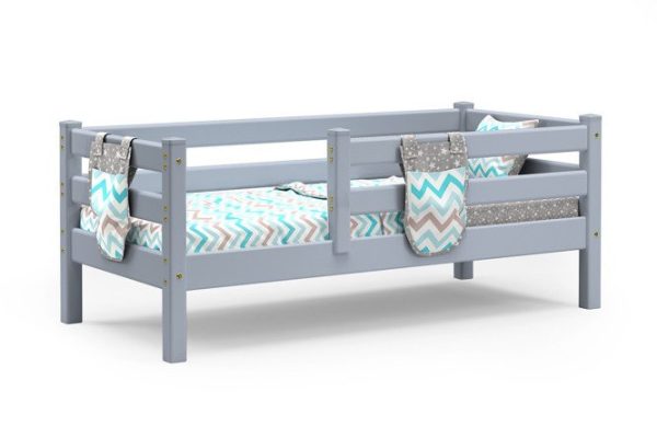 Bed Sonya 70x160 cm color gray