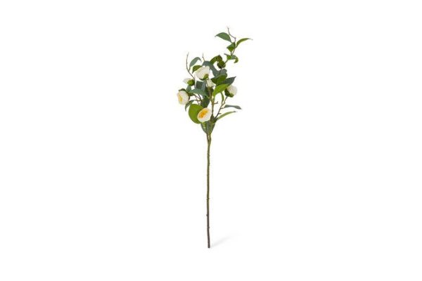 Artificial branch Camellia 17.78x17.78 cm