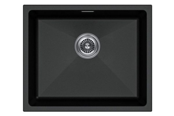 Undermount sink PAULMARK Lumi 55UNI IT-GRANIT LU55-BL 55.5x46x21 cm