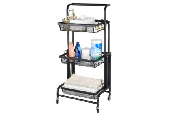 Shelving unit 3-tier BERKRAFT Loft 44x95x30 cm