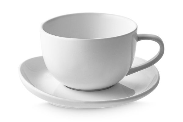 Tea pair TUDOR ENGLAND Royal White 350 ml, Porcelain