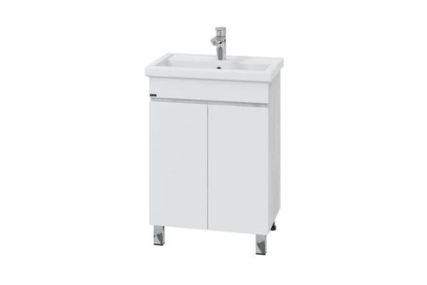 Floor stand SANTA Mars 60 700408 61 cm, frame color light, facade white, light