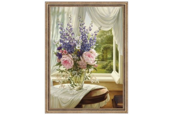 Reproduction in frame Manor 59x79 cm