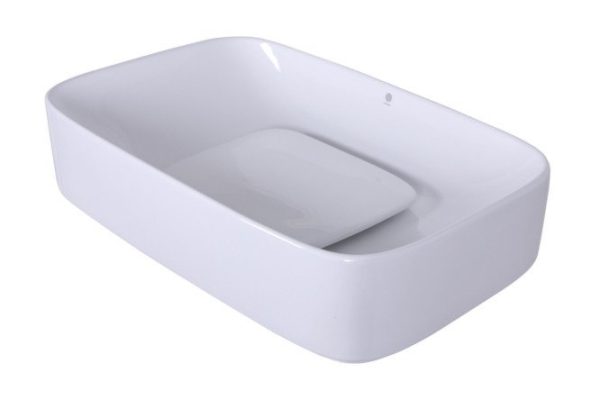 Countertop washbasin ORANGE B07-600W Countertop, 60x14.5x37.5 cm
