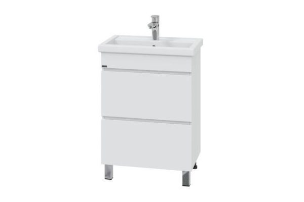 Floor stand SANTA Mars 60 700291 2 drawers 60.5 cm, frame color white, facade white