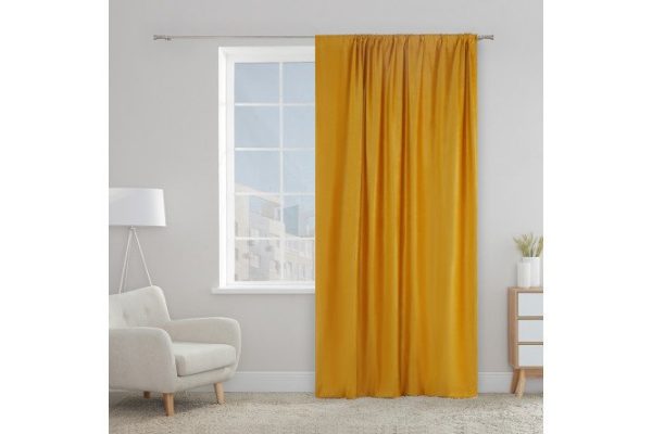 Curtain ESTUDI BLANCO Josette 180x280 cm, 1 piece, yellow