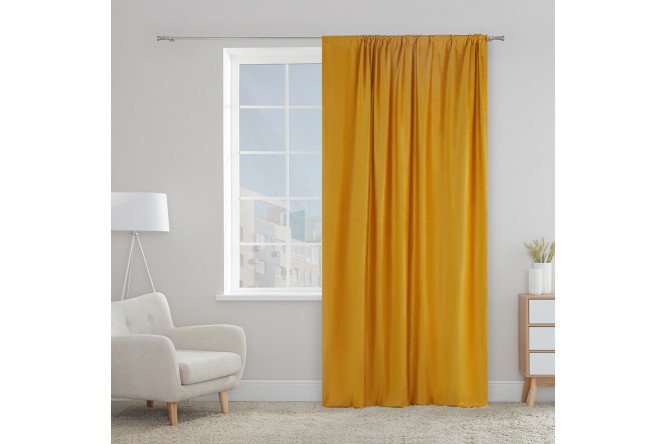 Curtain ESTUDI BLANCO Josette 180x280 cm, 1 piece, yellow