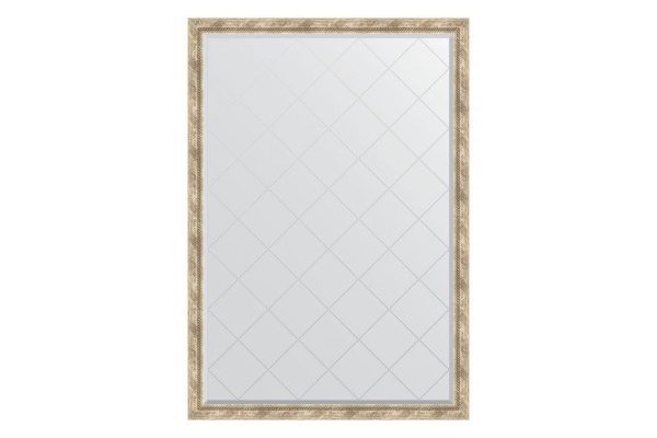 Wall mirror with engraving in a baguette frame EVOFORM BY 4478 Provence with weaving 128x183 cm