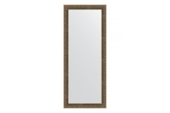 Floor mirror in a baguette frame EVOFORM BY 6030 silver monogram 84x204 cm