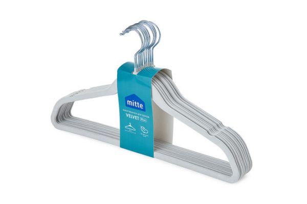 Set of clothes hangers MITTE Velvet 10 pcs.