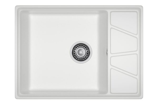 Inset sink with wing GRANFEST Vertex GF-V-680L 68x50x20 cm
