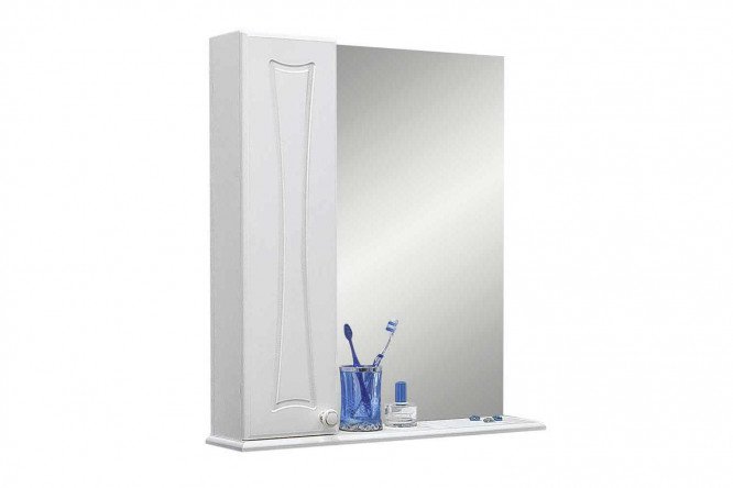 Wardrobe with mirror left Sanflor Karina 47x68.4x14 cm