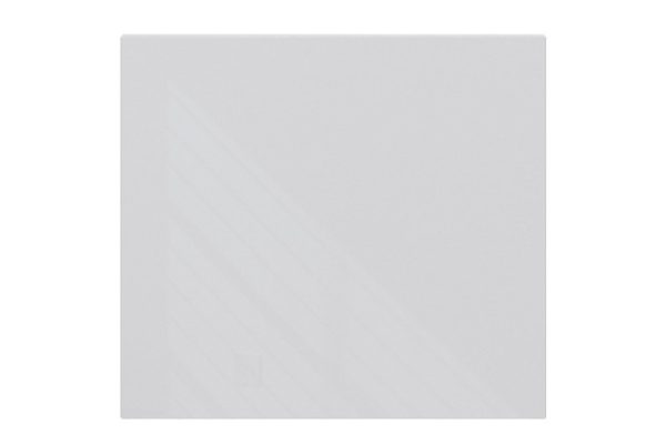 Front of cabinet cabinet for oven with microwave City 59.6x53.6 cm, white gloss color