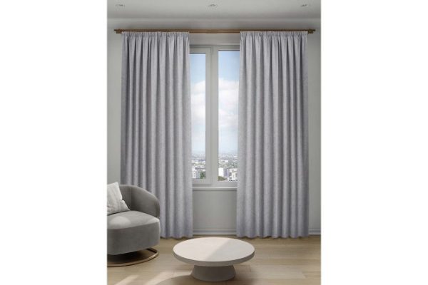 Ribbon curtain Decofest Sola 200x280 cm, 1 piece, gray