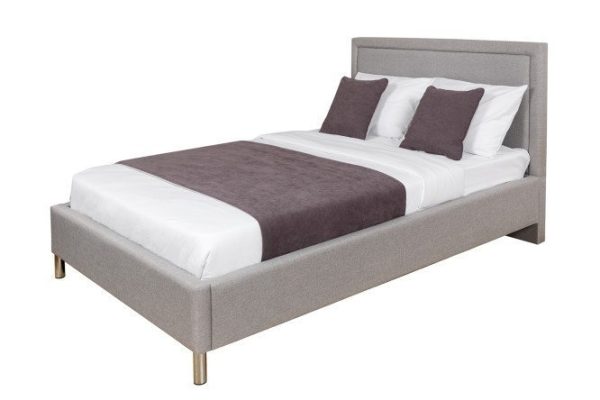 Bed with lifting mechanism Abel color gray-beige 180x200 cm