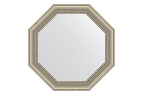Wall mirror in a baguette frame EVOFORM Octagon BY 3795, chameleon 76.6x76.6 cm
