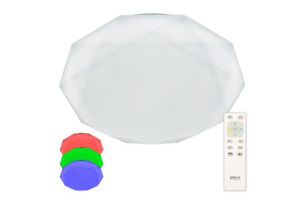 LED ceiling lamp CITILUX Astron 25 sq.m., LED, 59 cm