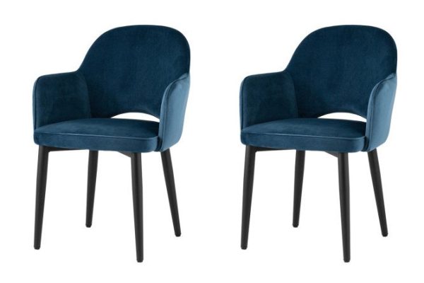 Set of Venus New chairs with armrests 58.5x82x64.5 cm