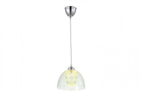 Hanging lamp CITILUX Topaz 5 sq.m., LED, 23 cm