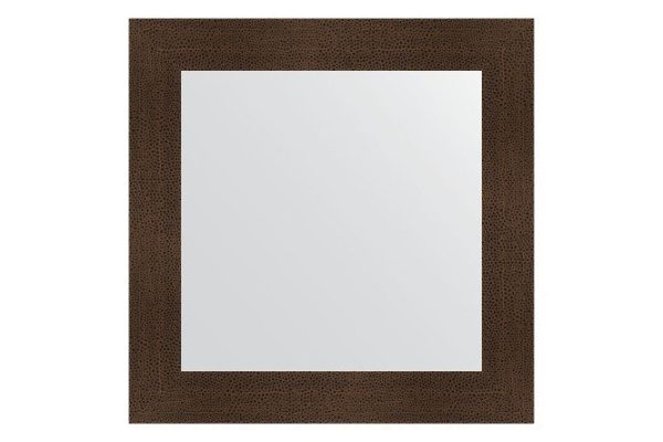 Wall mirror in a baguette frame EVOFORM bronze lava 80x80 cm
