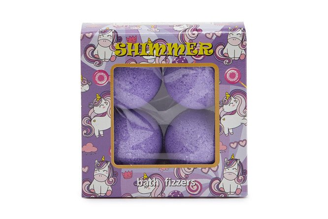 Effervescent bath salt Shimmer Blackberry lollipop 40 g