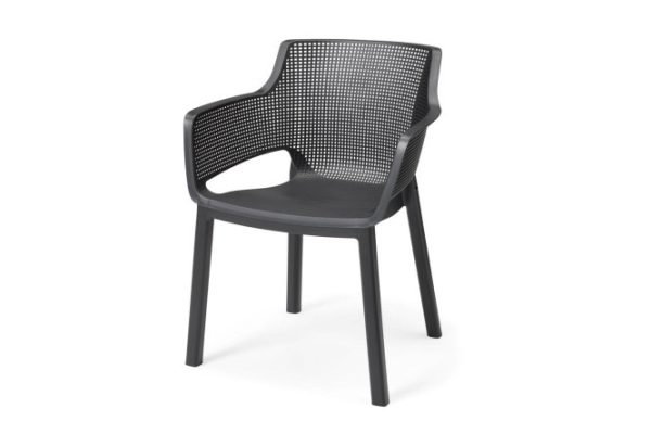 Elisa Chair 62.5x79x58 cm, graphite color