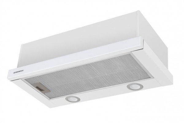 Hood MAUNFELD VS Fast (Glass) 60 color white, 60x17.6x28 cm